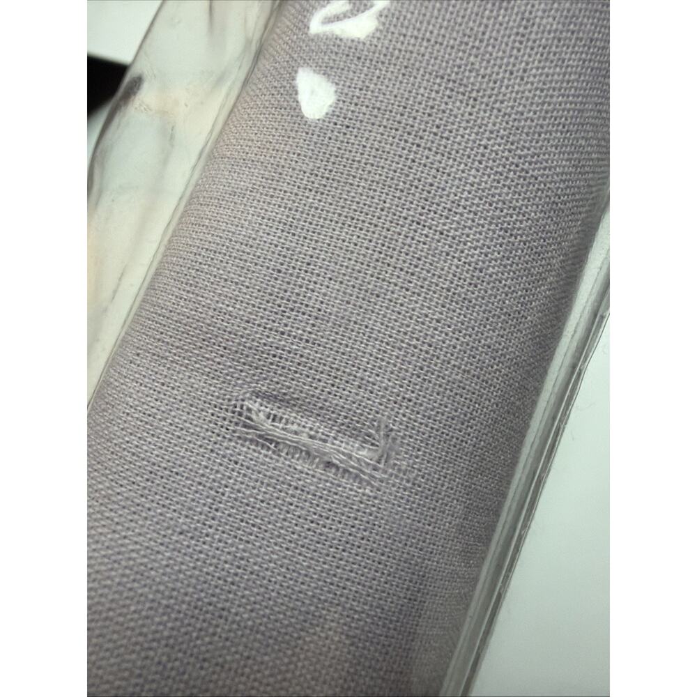 Martha Stewart Twin Bed Skirt Everyday 14" Drop Purple Pansy Solid 2007 KMART - Picture 3 of 5